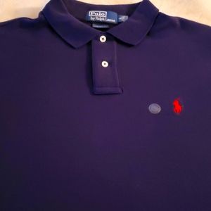 MENS POLO RALPH LAUREN New dead stock Short Sleeve Custom-Fit Polo Shirt Mens L